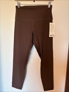 lululemon athletica Brown High-Waist Cropped Leggings